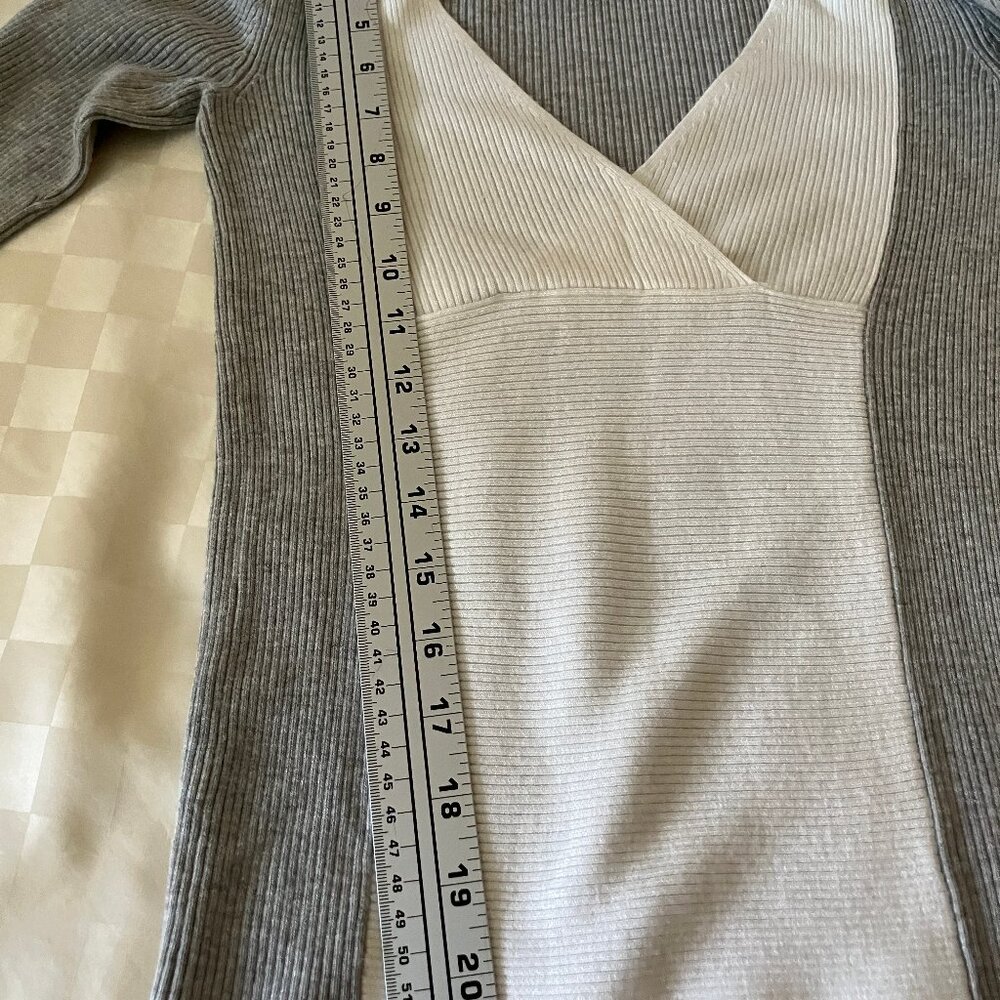 Armani Exchange Vintage Sweater/Pullover Gray/White Size M Teen - Picture 9 of 11